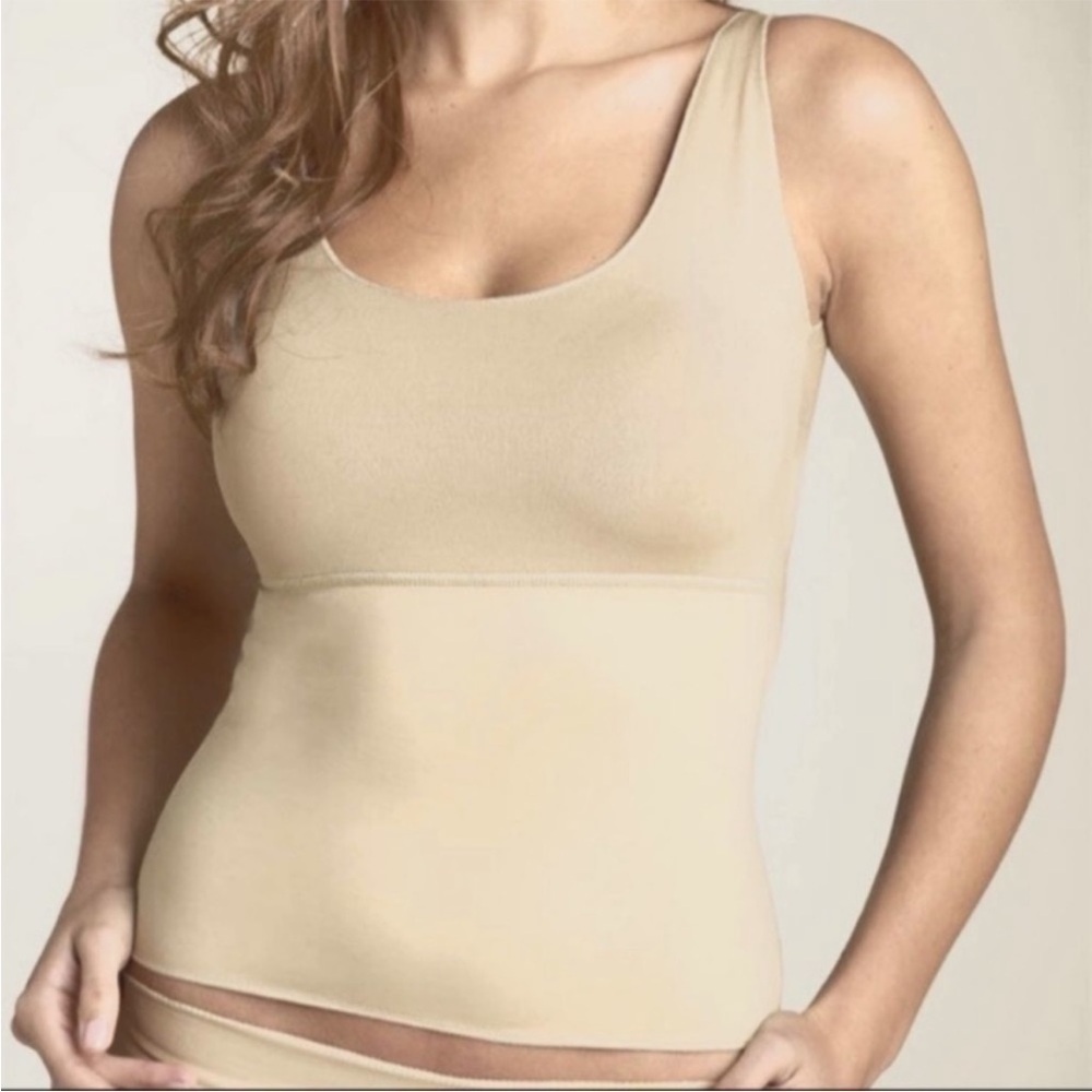 Spanx Nude Beige Hide & Seek Slimming Shapewear Camisole Tank Top
